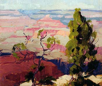 Canyon Edge - Sam Hyde Harris reproduction oil painting