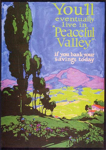 Peaceful Valley 1920 - Sam Hyde Harris reproduction oil painting