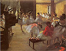 The Dance Class 1873 - Edgar Degas reproduction oil painting