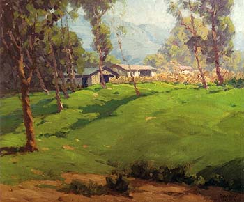 Green Hillside 1929 - Sam Hyde Harris reproduction oil painting