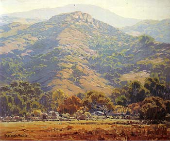 Hills in Spring 1980 - Sam Hyde Harris reproduction oil painting