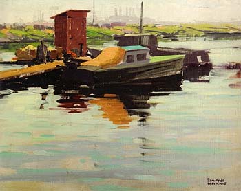 Boast Moored - Sam Hyde Harris reproduction oil painting