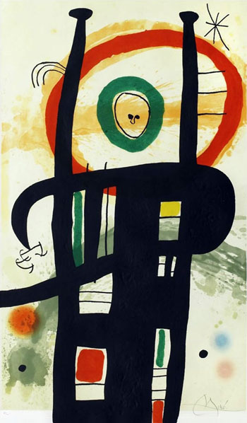 The Big Organizer 1969 - Joan Miro reproduction oil painting