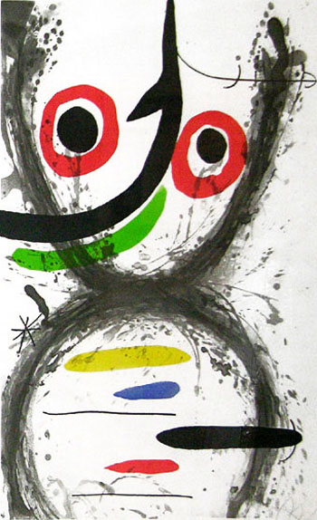 Catch with the Hook 1969 - Joan Miro reproduction oil painting