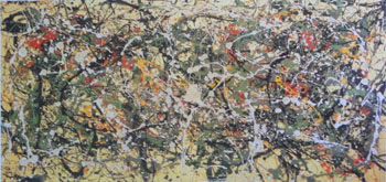No 8 1949 Full Size - Jackson Pollock reproduction oil painting