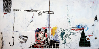 Revised Undiscovered Genius of the Mississippi Delta - Jean-Michel-Basquiat reproduction oil painting