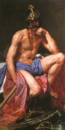 Mars c1639-41 - Diego Velasquez reproduction oil painting