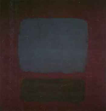 No 37 No 19 (Slate Blue and Brown on Plum) 1958 - Mark Rothko reproduction oil painting