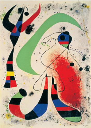 Night - Joan Miro reproduction oil painting