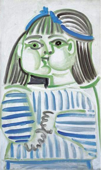 Buste de Jeune Fille Paloma 1951 - Pablo Picasso reproduction oil painting