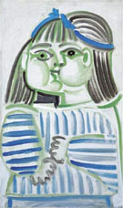 Buste de Jeune Fille Paloma 1951 - Pablo Picasso reproduction oil painting