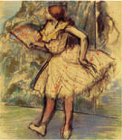 Dancer with Fan - Edgar Degas