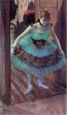 Dancer Leaving Her Dressing Room - Edgar Degas