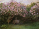 The Lilacs Grey Weather 1972 - Claude Monet reproduction oil painting