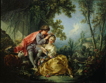 Four Season Spring 1775 - Francois Boucher reproduction oil painting