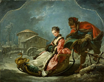 Four Season Winter 1775 - Francois Boucher reproduction oil painting