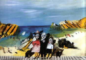 Giqqle Palace 1945 - Sidney Nolan reproduction oil painting