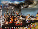 Fire Palais de Danse St Kilda 1945 - Sidney Nolan reproduction oil painting