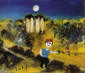 Dimboola 1944 - Sidney Nolan reproduction oil painting