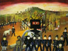 Glenrowan 1946 - Sidney Nolan reproduction oil painting