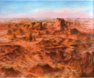 Inland Australia 1950 - Sidney Nolan reproduction oil painting