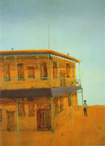 Royal Hotel 1948 - Sidney Nolan reproduction oil painting