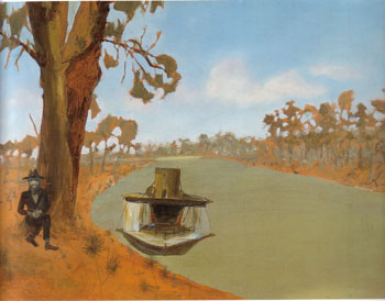 On the Murray 1948 - Sidney Nolan reproduction oil painting