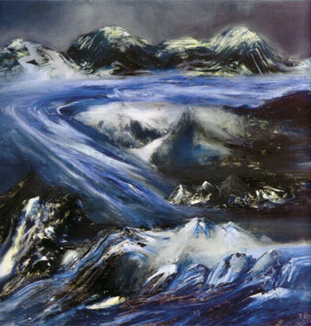 Glacier 1964 - Sidney Nolan reproduction oil painting