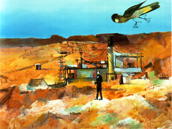 Pretty Polly Mine 1948 - Sidney Nolan reproduction oil painting
