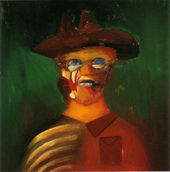 Ern Malley 1973 - Sidney Nolan reproduction oil painting