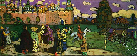Russian Scene 1904 - Wassily Kandinsky reproduction oil painting