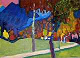 Autumn Study near Oberau 1908 - Wassily Kandinsky