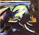 Boat Trip 1910 - Wassily Kandinsky reproduction oil painting