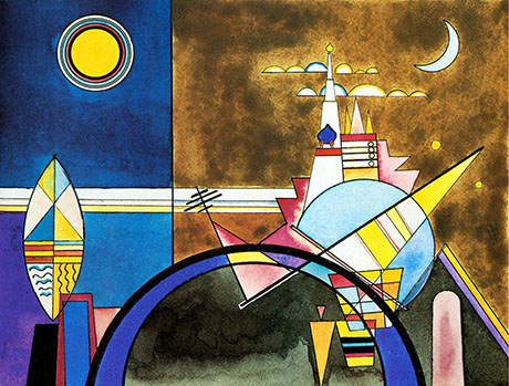 Picture XVI The Great Gate of Kiev - Wassily Kandinsky reproduction oil painting