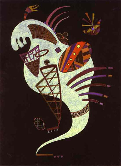 White Figure 1943 - Wassily Kandinsky reproduction oil painting