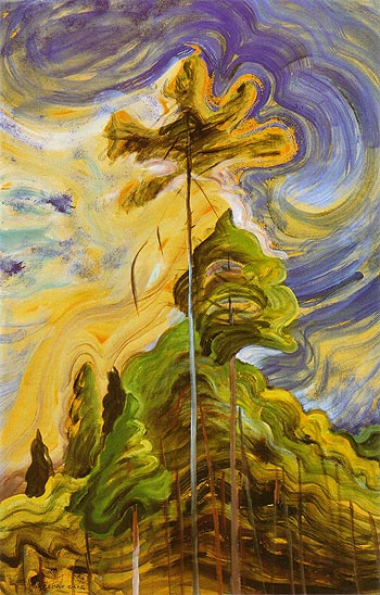 Sunshine and Tumult 1938 - Emily Carr reproduction oil painting