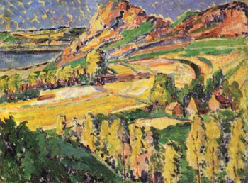 Autumn in France 1911 - Emily Carr reproduction oil painting