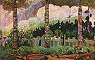 Tanoo Queen Charlotte Islands 1913 - Emily Carr reproduction oil painting