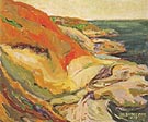 Along the Cliff Beacon Hill 1919 - Emily Carr reproduction oil painting