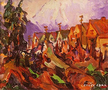 Vancouver Street 1912 - Emily Carr reproduction oil painting