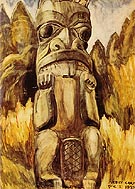 Queen Charlotte Islands Totem 1928 - Emily Carr