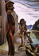 Blunden Harbour 1931 - Emily Carr reproduction oil painting