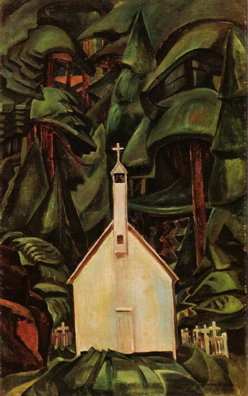 Indian Church 1929 - Emily Carr reproduction oil painting