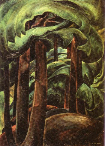 Western Forest 1929 - Emily Carr reproduction oil painting