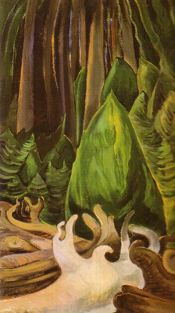 Sea Drift at The Edge of The Forest 1931 - Emily Carr reproduction oil painting