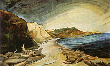 Shoreline 1936 - Emily Carr reproduction oil painting