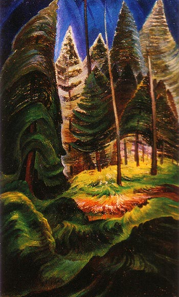 A Rushing Sea of Undergrowth 1935 - Emily Carr reproduction oil painting