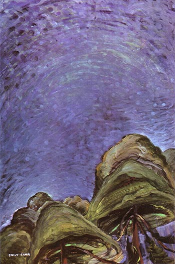 Above the Trees 1939 - Emily Carr reproduction oil painting