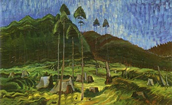 Odds and Ends 1939 - Emily Carr reproduction oil painting