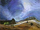 Above the Gravel Pit 1937 - Emily Carr reproduction oil painting